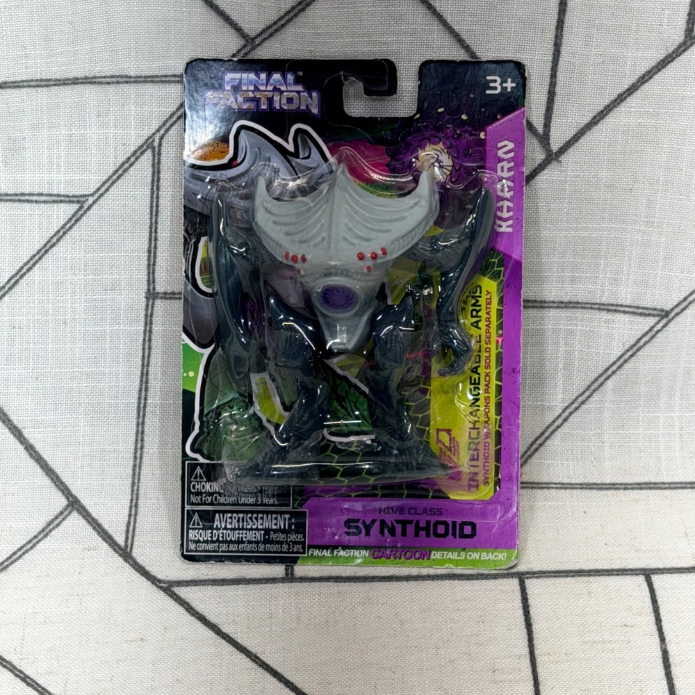 Final Faction Action Figure 3in Grey Synthoid Kharn Series 1 Hive Class Kharn